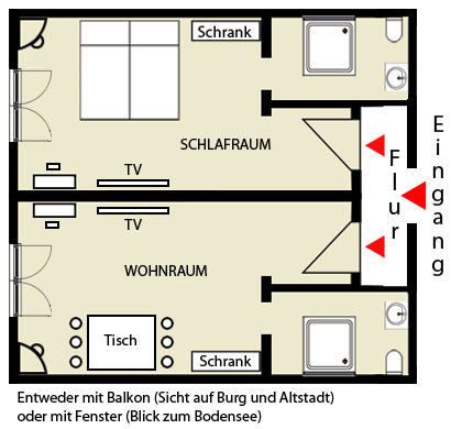 2-Raum-Appartement